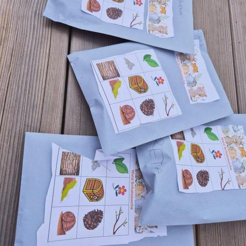 Kuverts mit Naturbildern