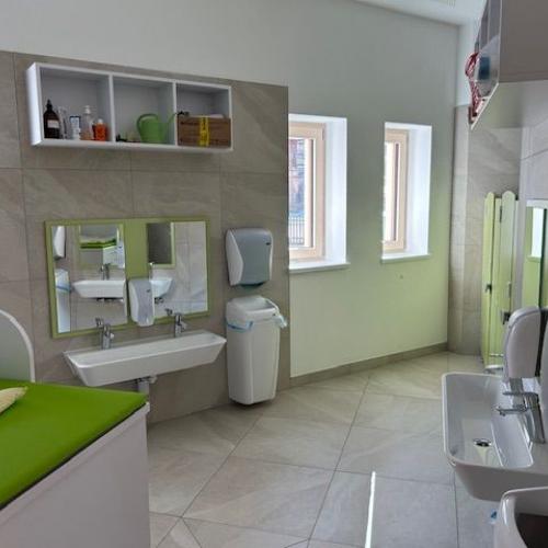 Bild zeigt Waschraum