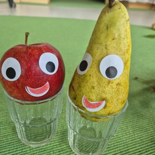 Herr Apfel und Frau Birne