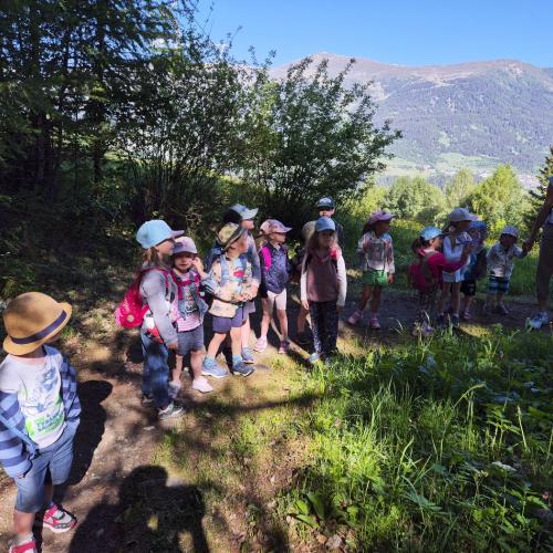 Wanderung zum Wasserspielplatz