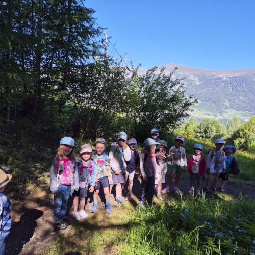 Wanderung zum Wasserspielplatz