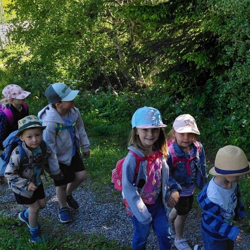 Wanderung zum Wasserspielplatz