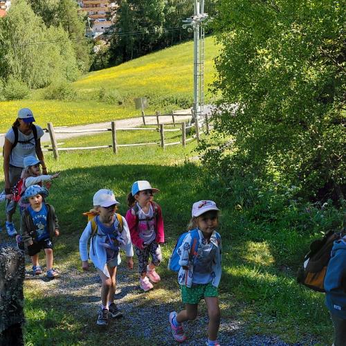 Wanderung zum Wasserspielplatz
