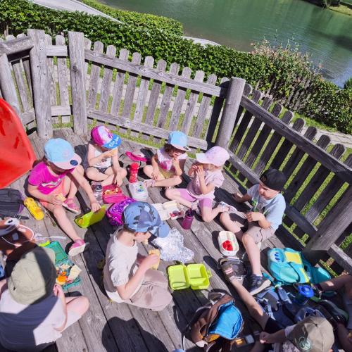 Jause im Piratenschiff