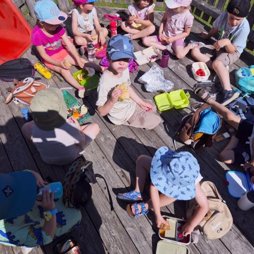 Jause im Piratenschiff